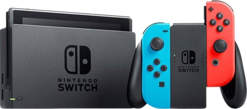 Nintendo Switch OLED Blauw Rood