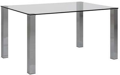 24Designs Crystal Eettafel L140 X B90 X H75 Cm Glazen Tafelblad