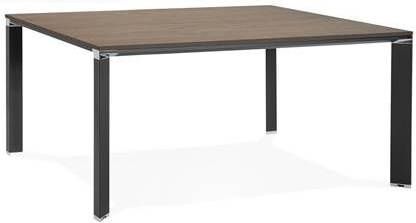 Bondy Living Efyra Bureautafel Walnoot/Zwart Large