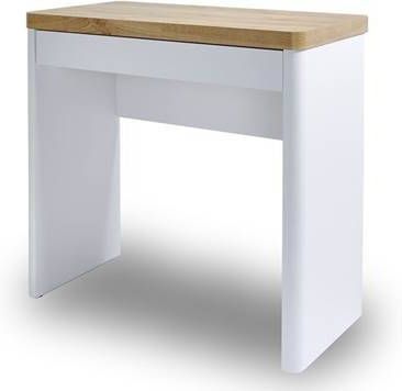 Jahnke Moebel CU Libre 80 Bureautafel Wit/Eiken