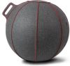 Vluv VELT Zitbal Grey Melange Red H 70 75 cm online kopen