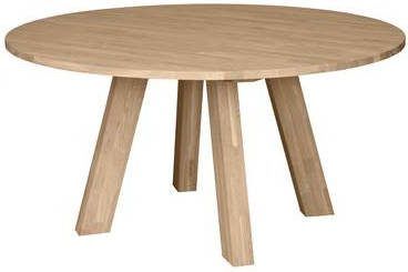 Woood Rhonda Ronde Eettafel Eiken Naturel 75x150x150