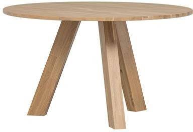 Woood Rhonda Ronde Eettafel Eiken Naturel 77x129x129
