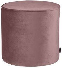 Woood Sara Poef Hoog Velvet Warm Lila 46x46x46