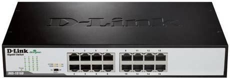 D-Link DGS-1016D 16-Port Gigabit Unmanaged Desktop Switch
