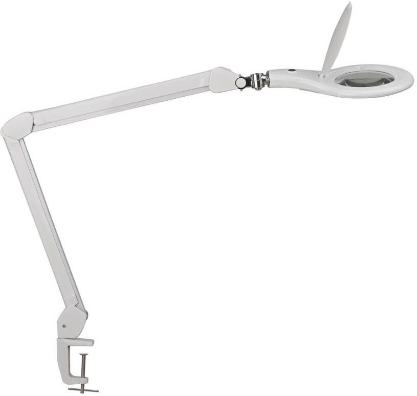 Maul LED loep klemlamp makro, wit