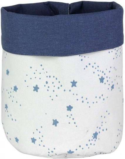 Ambiante Art for Kids opbergmand Sterretjes blauw 25x20 cm Leen Bakker