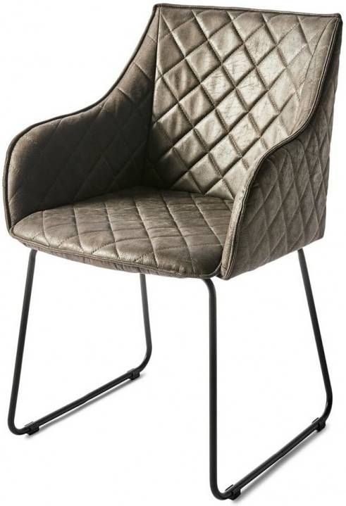 Rivièra Maison Eetkamerstoel 'Frisco Drive' Pellini, kleur Espresso