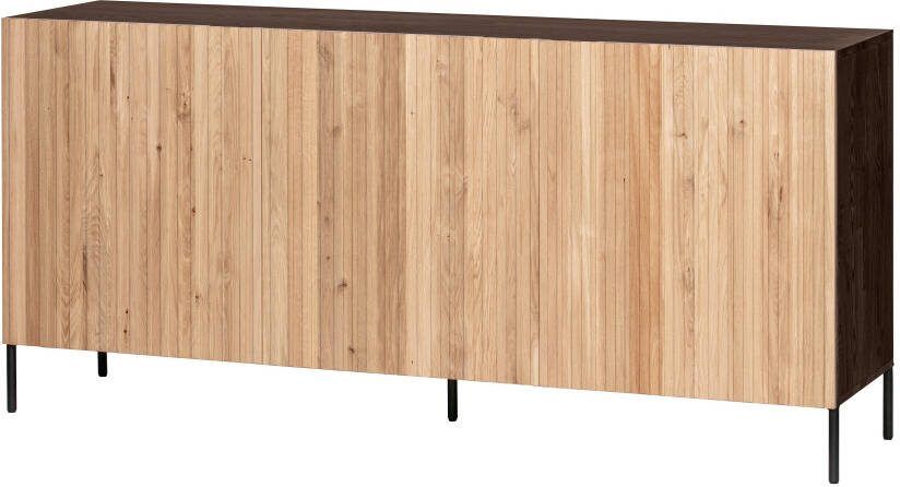 WOOOD Exclusive Dressoir 'Gravure' Essenhout, 180cm, kleur Bruin/Naturel