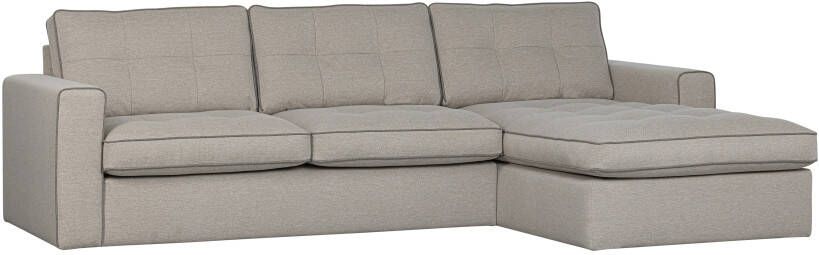 Woood Lisa Hoekbank Polypropyleen Crème 87x280x170