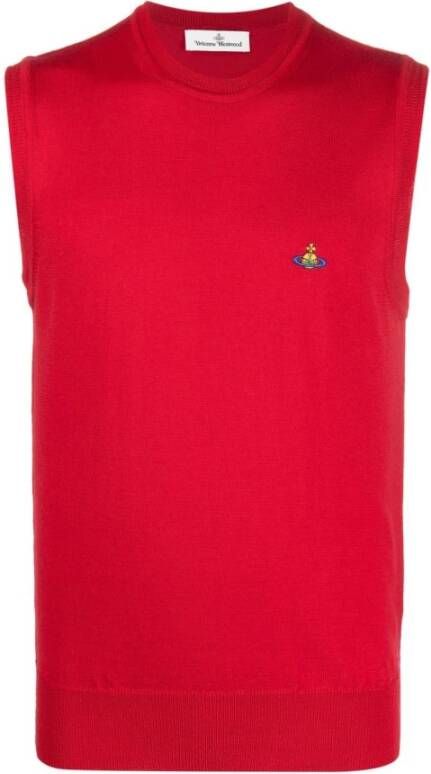 Vivienne Westwood Truien met ronde hals , Rood, Heren