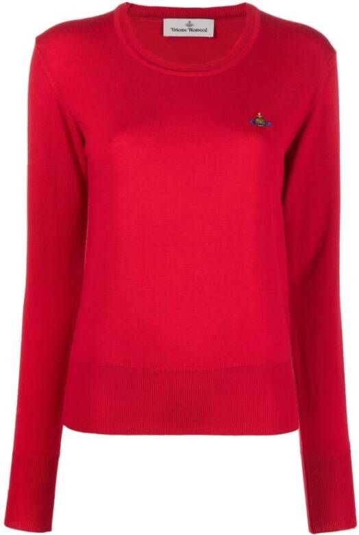 Vivienne Westwood Round neck Knitwear , Rood, Dames