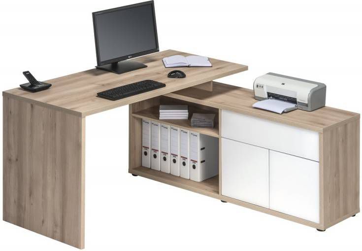 Bermeo Hoekbureau Flex 149 cm breed in edel beuken