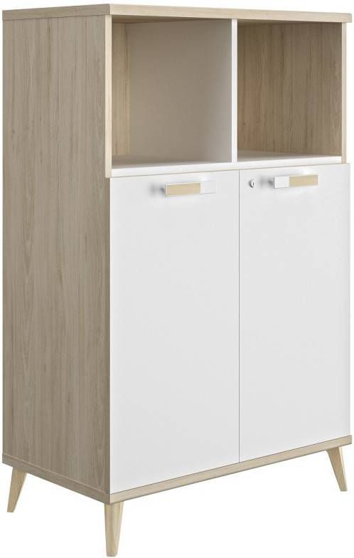 Gamillo Furniture Archiefkast Artefact 126 cm hoog in eiken