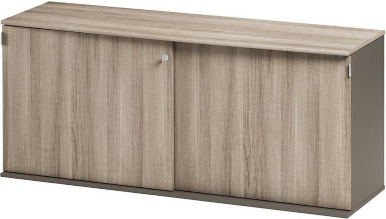 Gamillo Furniture Dressoir Jazz 160 cm breed in grijs eiken met grijs