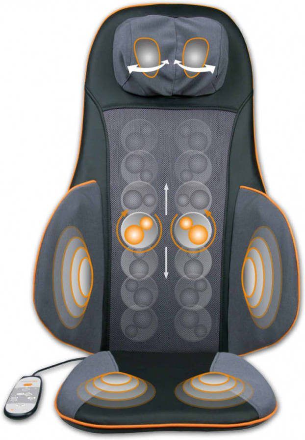 Medisana Shiatsu massagekussen MC 825 innovatieve acupressuurmassage rond de taille en de bovenbenen