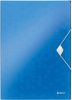 Leitz WOW elastomap met 3 kleppen, uit PP, ft A4, blauw online kopen