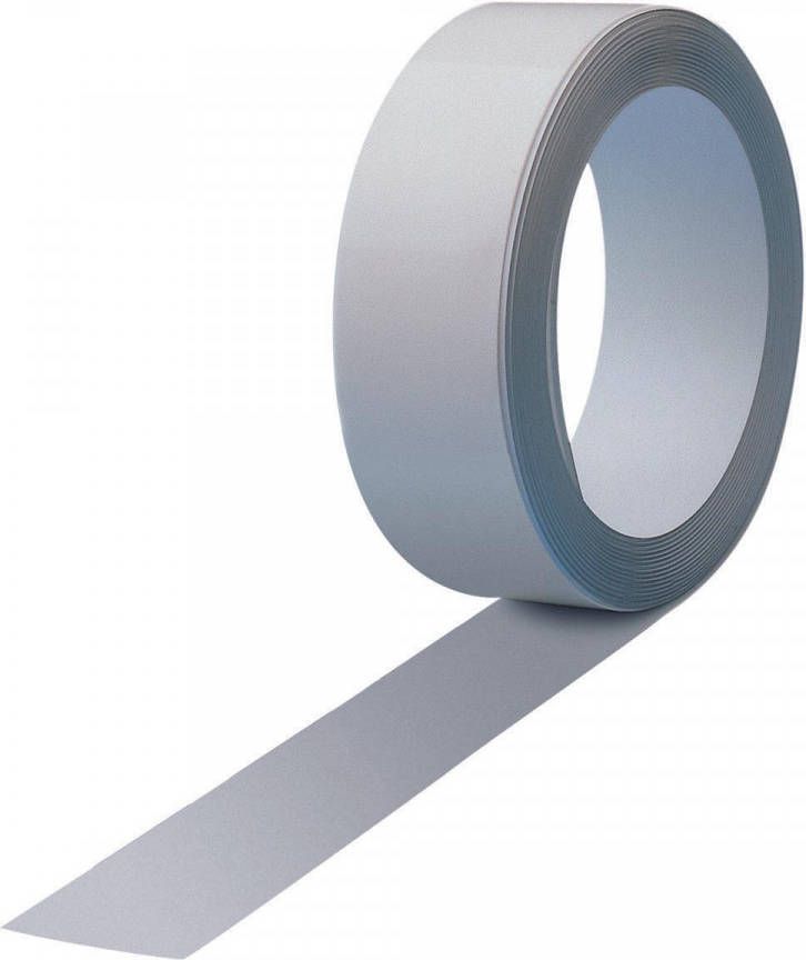 Maul metaalband Standaard lijst zelfklevend 2500x35cm wit, op lengte te knippen