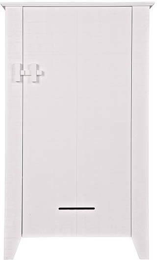 Woood Gijs Boerenkast Bezaagd Grenen Wit [Fsc]