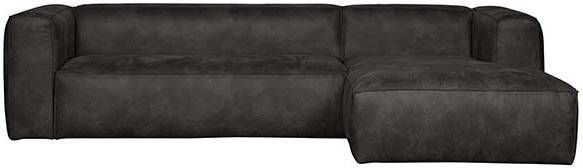 WOOOD Loungebank 'Bean' Rechts, kleur Zwart