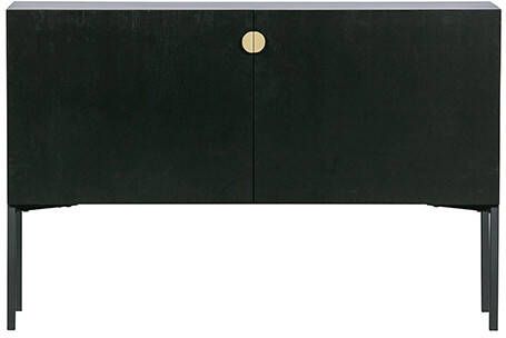 WOOOD Sidetable Hero hout/metaal zwart