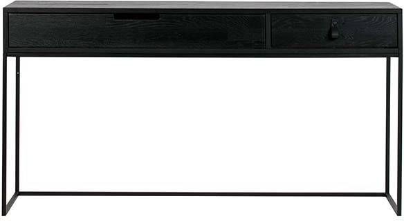 WOOOD Exclusive WOOOD Side table 'Silas' 140cm, kleur Zwart